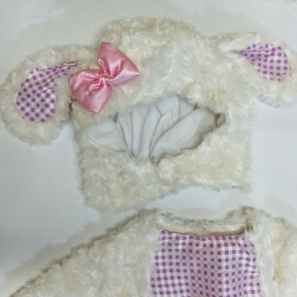 Lamb Sheep Costume Dress and Hat Size 12-24 months toddler kids - Picture 4 of 12